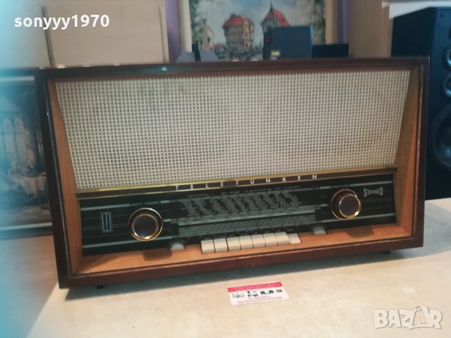 SOLD OUT-ПОРЪЧАН-telefunken tube stereo-антик 0502210840, снимка 2 - Ресийвъри, усилватели, смесителни пултове - 31689025