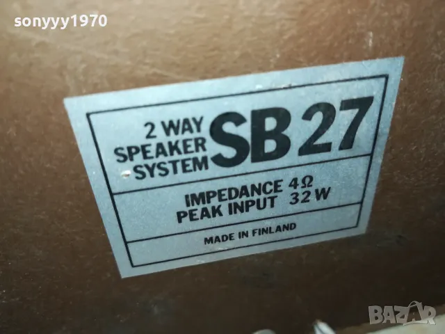 NATIONAL PANASONIC SB27-MADE IN FINLAND ВНОС SWISS 2903251930LNWC, снимка 5 - Тонколони - 49690184