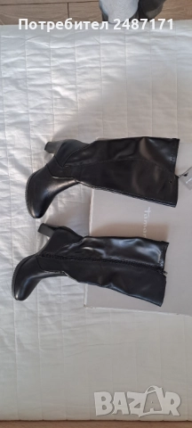 Нови елегантни дамски ботуши на ток Tamaris, снимка 5 - Дамски ботуши - 52795991