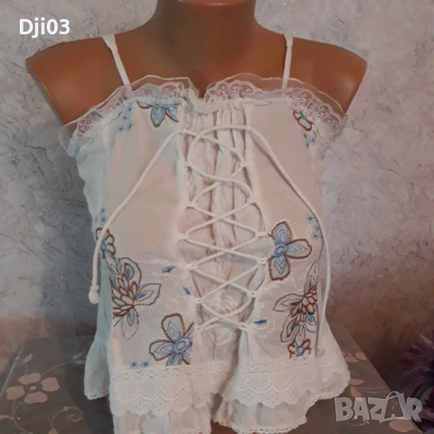 Бели,бродирани  памучни Ризи , снимка 7 - Ризи - 54347822