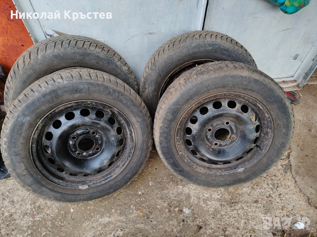 Джанти с гуми 15цола,185/65/15,Зимни гуми, снимка 4 - Гуми и джанти - 52969970