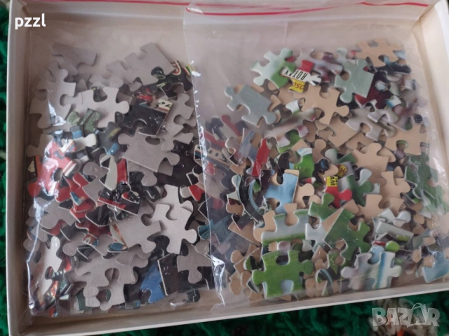 Пъзел "Auto Race" Ravensburger 1972г. 2x126 части, снимка 2 - Пъзели - 53966818