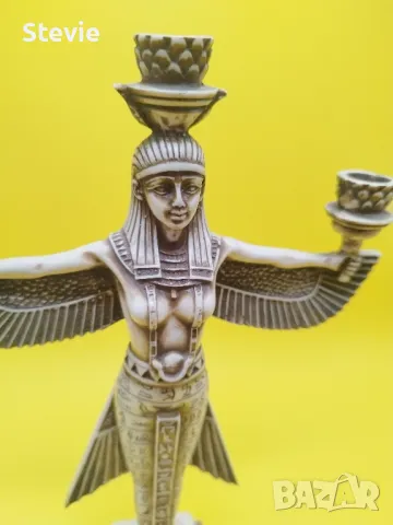 Изида - свещник, снимка 4 - Статуетки - 48576656