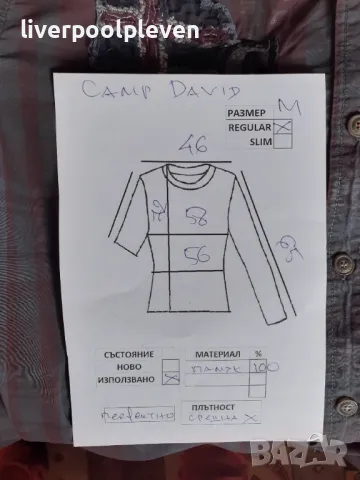 👉Намаление!Camp David Original М ефектна, снимка 10 - Ризи - 47794566