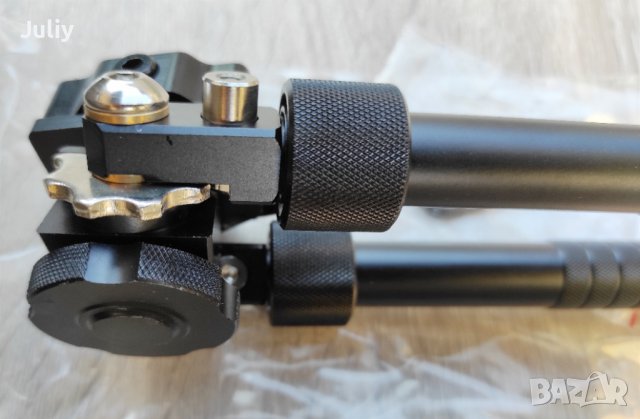 Двунога телескопична - 15-22 см, снимка 6 - Оборудване и аксесоари за оръжия - 36863588