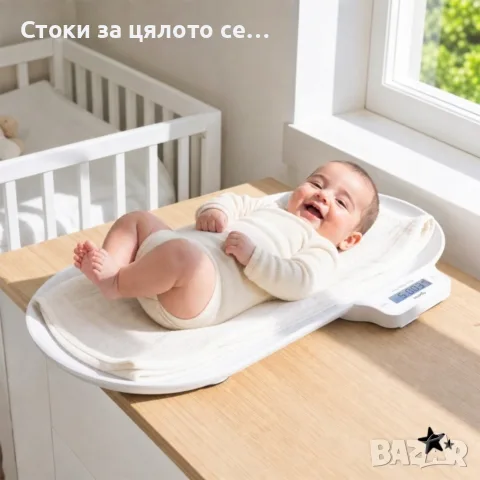 Електронна бебешка везна до 30кг, снимка 2 - Други - 56057211