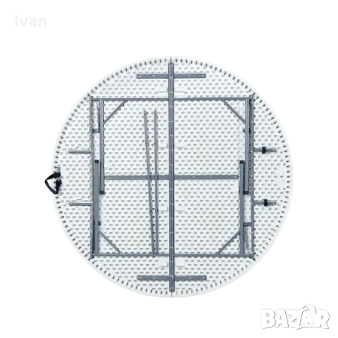 Банкетна кръгла маса куфар , снимка 4 - Маси - 50408225