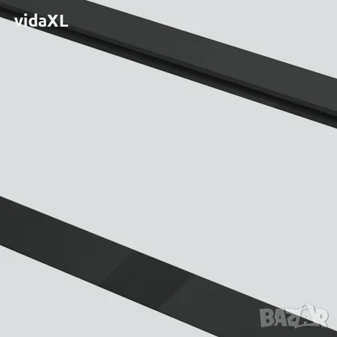vidaXL Плъзгаща се врата с механизъм, ESG стъкло и алуминий, 90x205 см, снимка 9 - Интериорни врати - 56146568