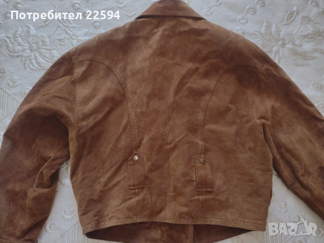 Пролетно яке от велур, снимка 5 - Якета - 54171391