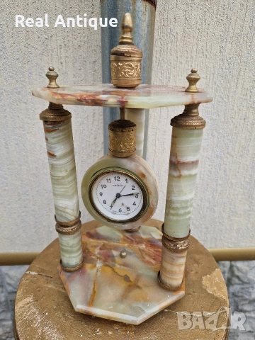 Уникален антикварен колекционерски каминен часовник RUHLA , снимка 3 - Антикварни и старинни предмети - 54214512
