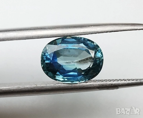 Красив естествен син сапфир с отличен размер 1,92 карата! Сертификат!, снимка 11 - Други - 54196345