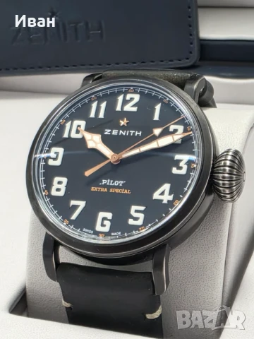 Часовник Zenith Pilot type ton Up , снимка 3 - Мъжки - 50699728