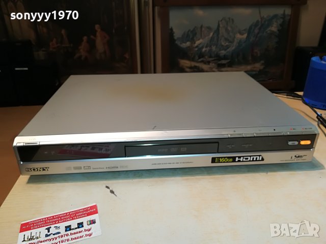 SONY RDR-HX825 HDMI HDD/DVD RECORDER-160GB 2705221900