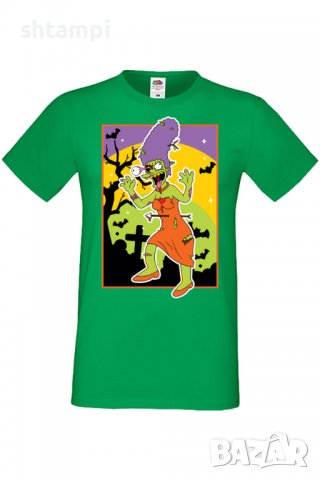 Мъжка тениска The Simpsons Marge Simpson 01,alloween,Хелоуин,Празник,Забавление,Изненада,Обичаи,, снимка 7 - Тениски - 38137520