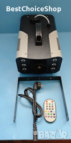 UKing 1200W Мини машина за дим с 6 RGB LED светлини, дистанционно управление за партита и събития , снимка 2 - Друга електроника - 54335477