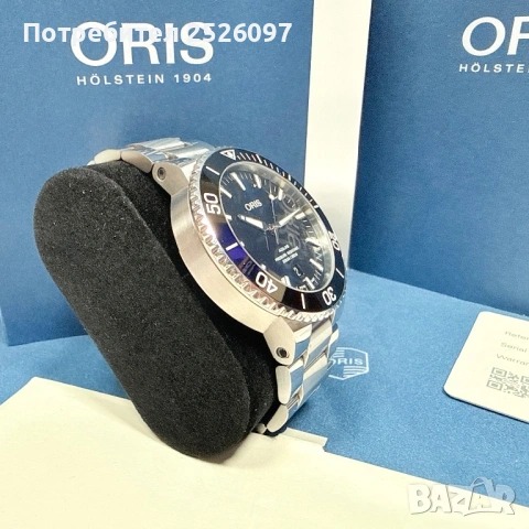 ORIS Aquis Date 43mm 733 7730, снимка 3 - Мъжки - 53051134