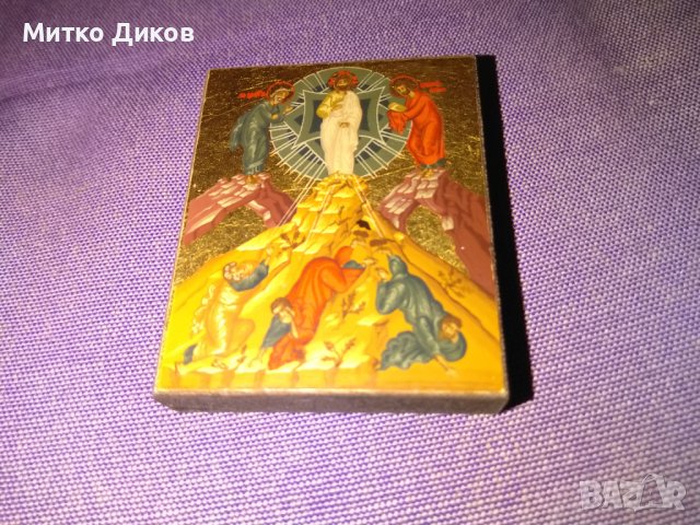 Икона нова дървена рисувана сертифицирана 60х48х12мм, снимка 3 - Икони - 38169668