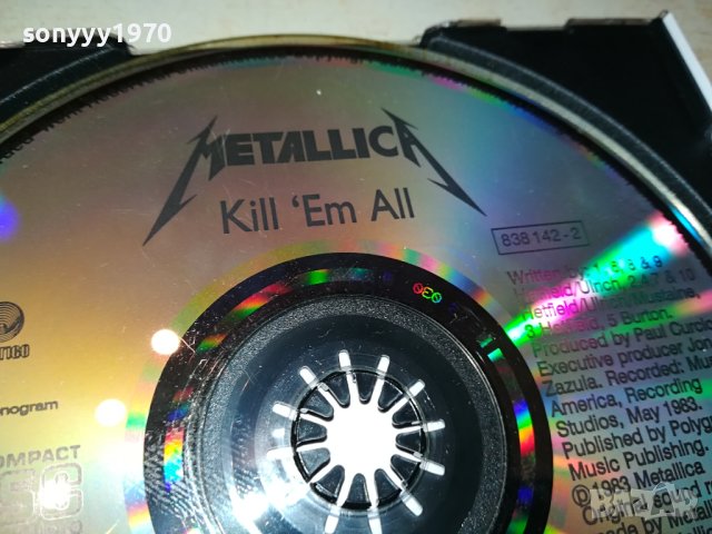 METALLICA CD 3010231729, снимка 10 - CD дискове - 42781722