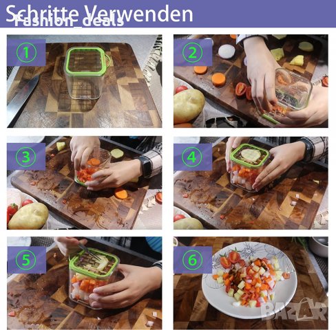 Нова многофункционална преносима Резачка за зеленчуци Бързо и лесно, снимка 5 - Други - 38537669