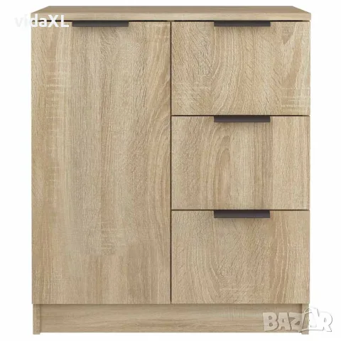 vidaXL Сайдборд, сонома дъб, 60x30x70 см, инженерно дърво, снимка 3 - Бюфети - 56148057