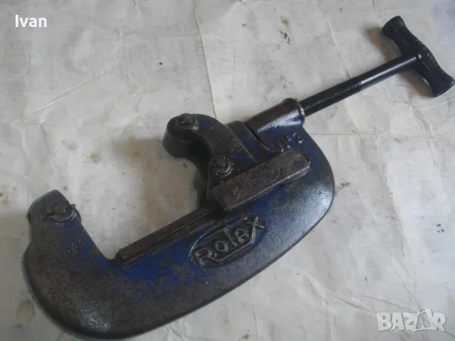 3" Цола Френски професионален масивен ТРЪБОРЕЗ за рязане стоманени тръби 55см/4,5кг/захват 90мм, снимка 12 - Други инструменти - 47325807