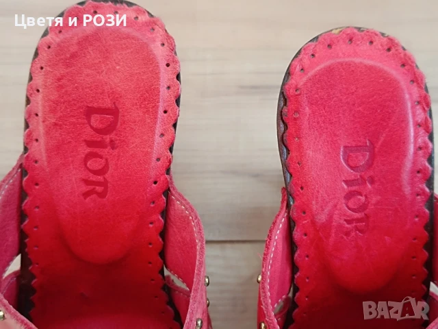 Dior чехли N 37, снимка 6 - Чехли - 50946327