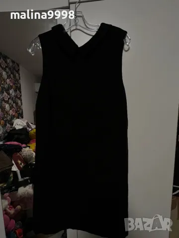 Черна рокля- къс ръкав, снимка 3 - Рокли - 48482892