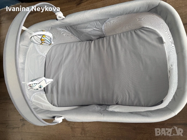 “Lionelo Bella 2 in 1” Бебешка люлка със седалка и кош, снимка 16 - Детски люлки - 54316687