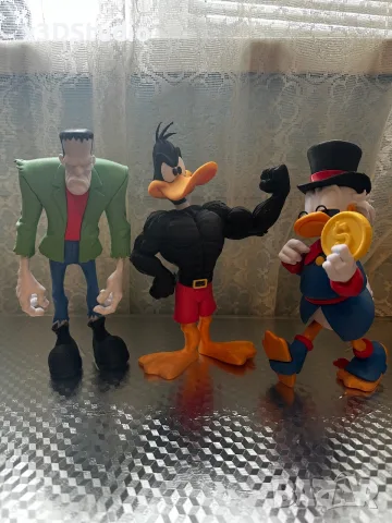Уникални 3D Принтирани Фигурки: Франкенщайн, Мускулестия Дафи Дък и Чичо Скрудж