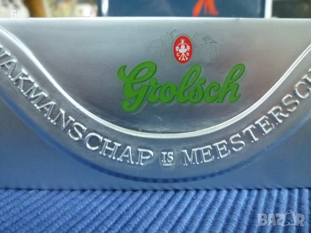 стойка за метални табели с логото на бира Grolsch, снимка 5 - Колекции - 40022292