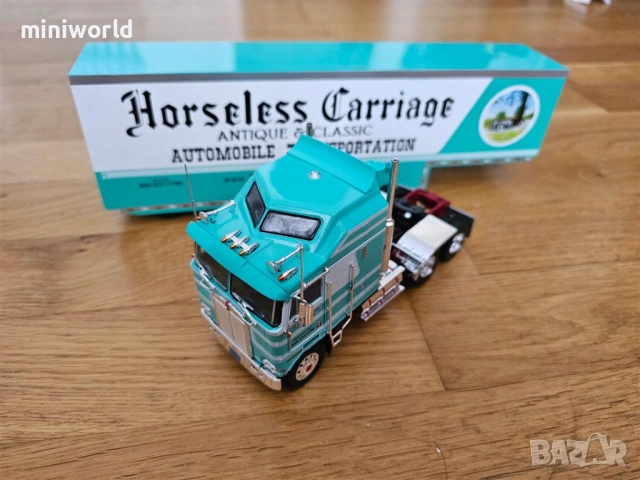 Kenworth K100 "Horseless Carriage" 1976 - мащаб 1:43 на IXO\Altaya моделът е нов в кутия, снимка 4 - Колекции - 54110273