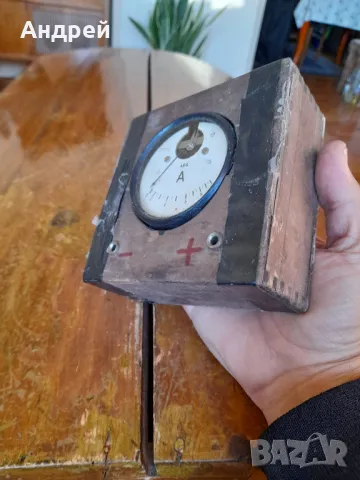 Стар Амперметър AEG, снимка 4 - Антикварни и старинни предмети - 48037539