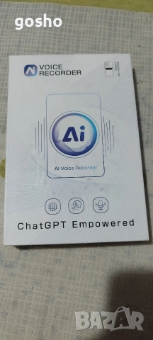 Гласов рекордер Ai Voice Recorder Fuallwin FW920B 64GB с транскрип