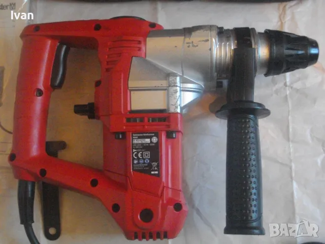 Немски Електрически ПЕРФОРАТОР КЪРТАЧ 900вата ОЛЕКОТЕН Двупозиционен Като нов ОТЛИЧЕН Meister PH900M, снимка 12 - Перфоратори - 47601484