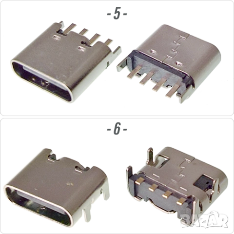 Букса конектор USB Type-C  4 pin 2 pin , Waterproof IP67-IP68 panel mount, снимка 4 - Ремонт на друга електроника - 50423467