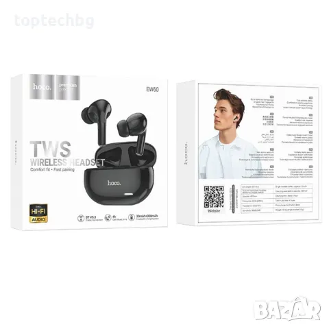 Безжични слушалки HOCO TWS EW60