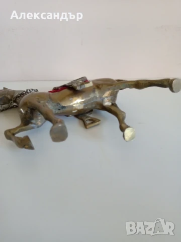 Бронзова статуетка, снимка 9 - Статуетки - 50494853