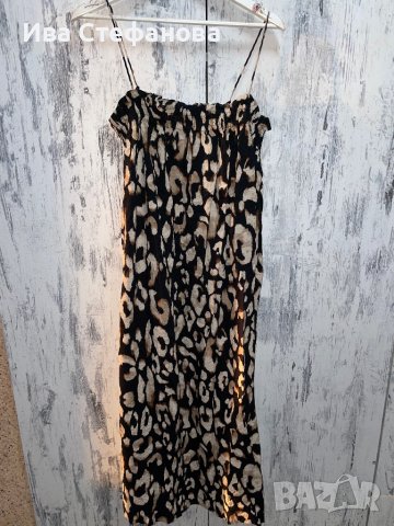 Нова елегантна ежедневна леопардова дъга рокля hm h&m, снимка 3 - Рокли - 42416001