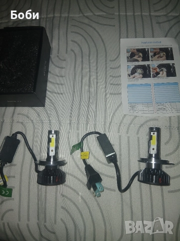 Лед крушки Н4 +300%повече светлина нови, снимка 10 - Аксесоари и консумативи - 52946561