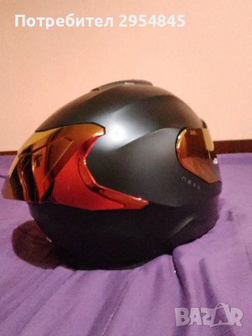 Мото каска , снимка 5 - Други спортове - 54355385