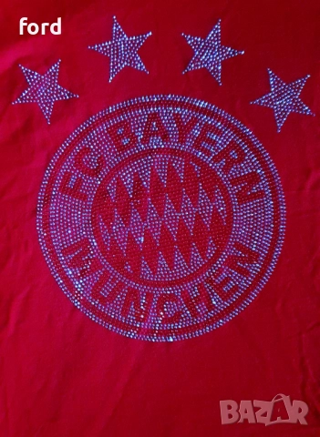 Футболна поло тениска Chelsea London Black Дамска тениска Bayern Munich, снимка 8 - Футбол - 46208411