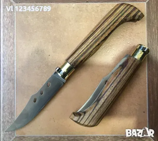 Сгъваеми ножове 2 модела Орех, снимка 5 - Ножове - 49851864