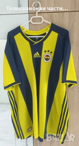 Оригинална футболна тениска Fenerbahce домакински екип 2018/2019 Adidas CG0683,размер XXL 
