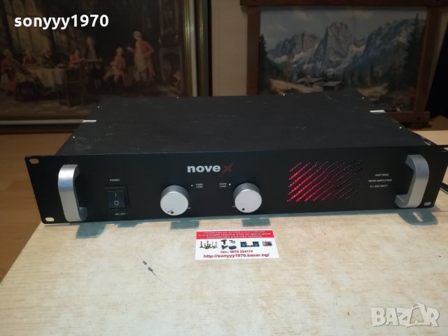 NOVEX AMP6000 2X300W MAIN AMPLIFIER 0310210827
