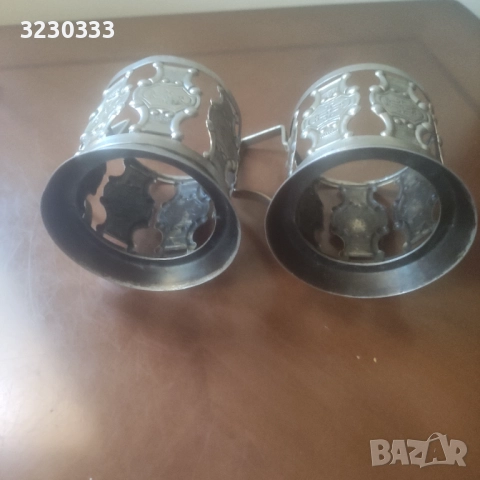  Руски подстакани, снимка 3 - Антикварни и старинни предмети - 51491090