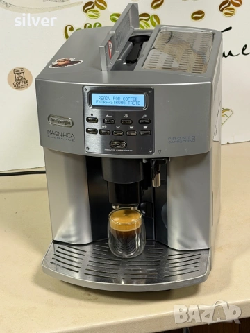 Кафемашина кафе автомат delonghi magnifica Elegance с гаранция, снимка 5 - Кафемашини - 53050389