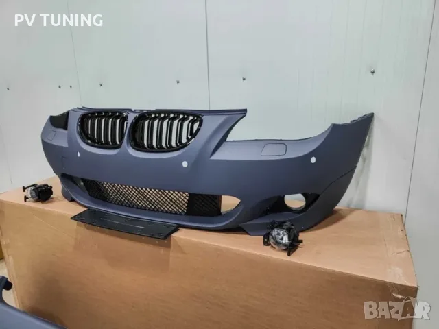 ПРЕДНА М-ТЕХНИК БРОНЯ ЗА BMW Е60/Е61, снимка 3 - Аксесоари и консумативи - 56304527
