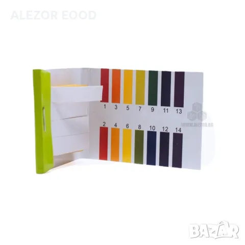 PH тест ленти - 80 бр. в комплект от 1 до 14 рН, 20200102, снимка 2 - Друго търговско оборудване - 49560613