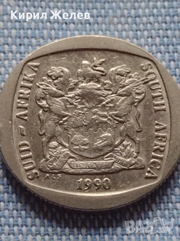 Монета 2 ранд 1990г. Южна Африка рядка за КОЛЕКЦИОНЕРИ 41140, снимка 1 - Нумизматика и бонистика - 42802230