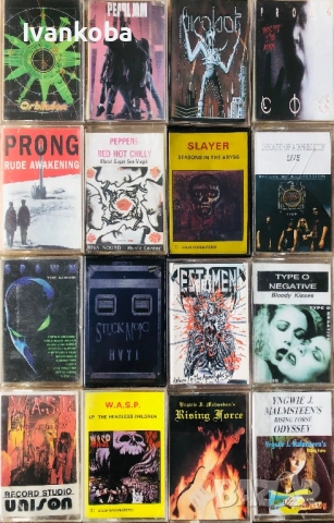 Аудио касети с рок и метъл от 80-те и 90-те, снимка 3 - Аудио касети - 51581803